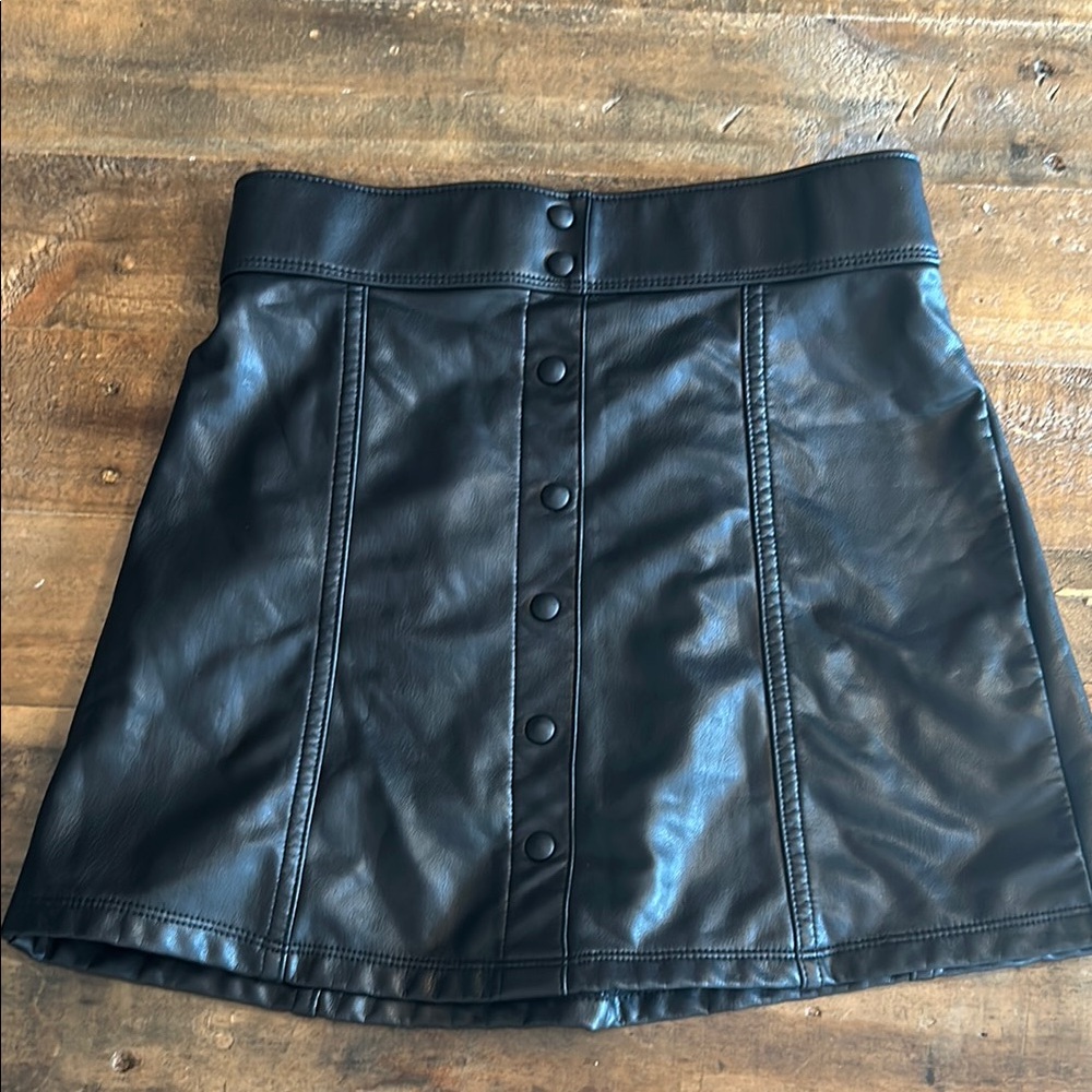 Abercrombie Kids Black Mini A-Line Skirt
